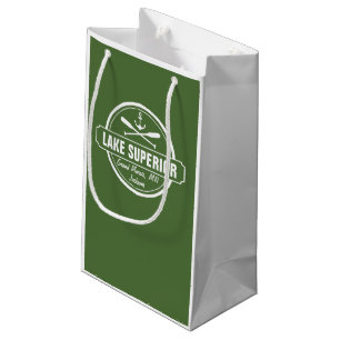 Petit Sac Cadeau Le lac Supérieur, ville faite sur commande, nom,