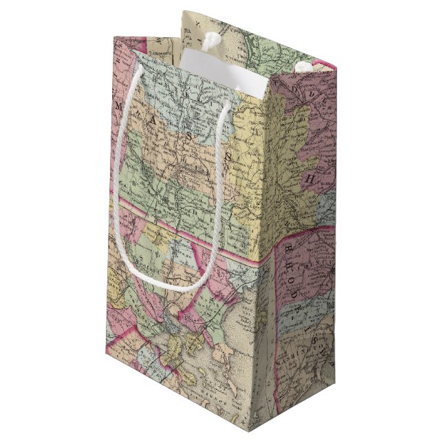 Petit Sac Cadeau Le Massachusetts et Île de Rhode 2 (Dos Angle)