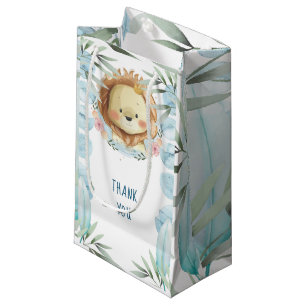 Petit Sac Cadeau Le Merci d'anniversaire du lion favorise