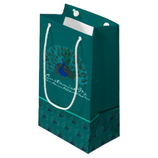 Petit Sac Cadeau Le paon