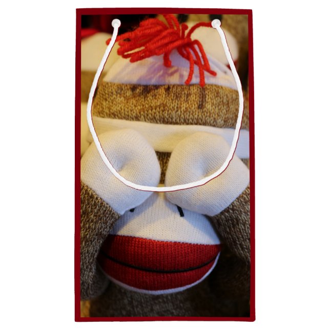 Petit Sac Cadeau Le singe de Peek-a-boo (Dos)