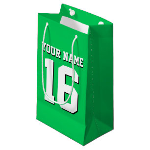 Petit Sac Cadeau Le vert vert folâtre l'équipe Jersey du Jersey