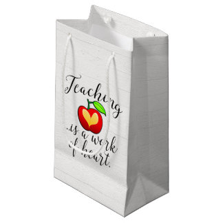 Petit Sac Cadeau L'enseignement est une oeuvre de reconnaissance de