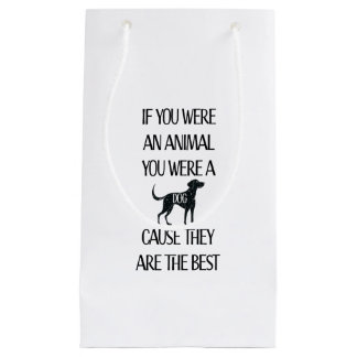 Petit Sac Cadeau Les chiens sont les meilleurs