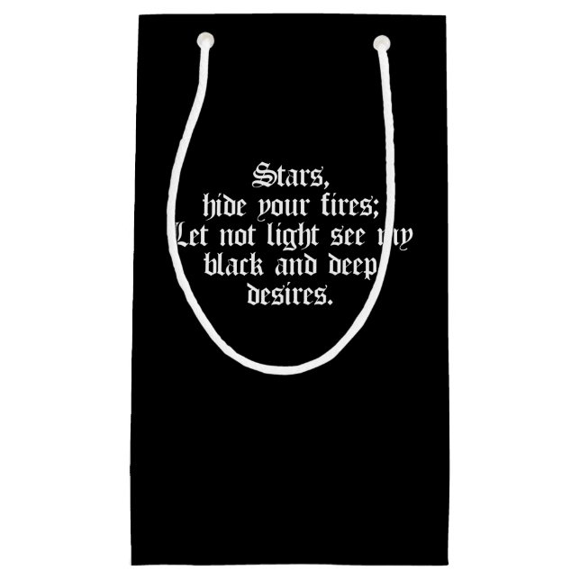 Petit Sac Cadeau Les feux de peau d'étoiles de citation de jeu de (Devant)