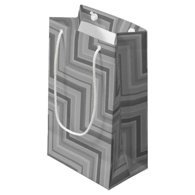 Petit Sac Cadeau Les Grands Stripes (Devant Angle)