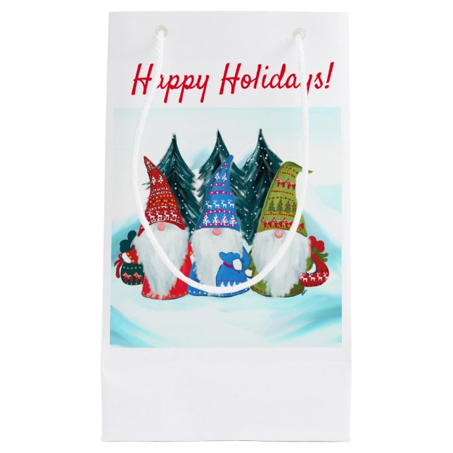 Petit Sac Cadeau Les lutins (Devant)