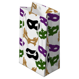 Petit Sac Cadeau Les masques colorés du Carnaval de Mardi Gras Par