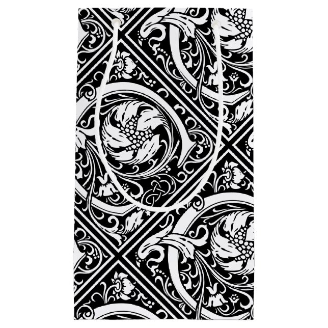 Petit Sac Cadeau Lettre C Monogramme médiéval Art Nouveau (Devant)