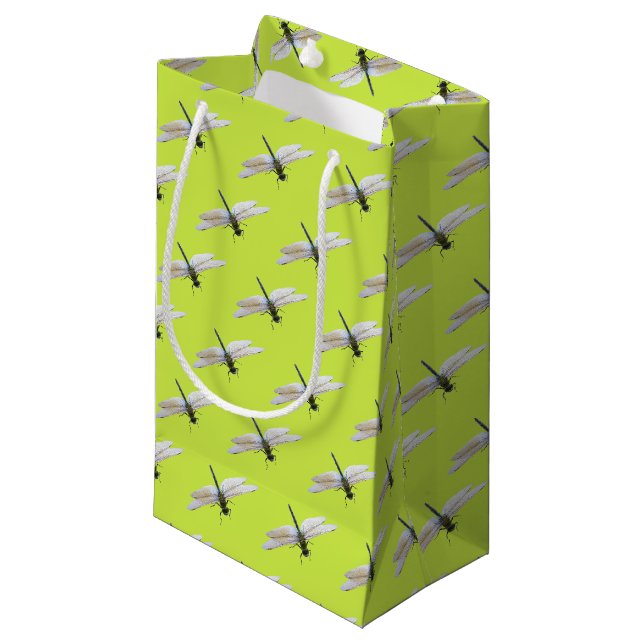 Petit Sac Cadeau libellule (Devant Angle)