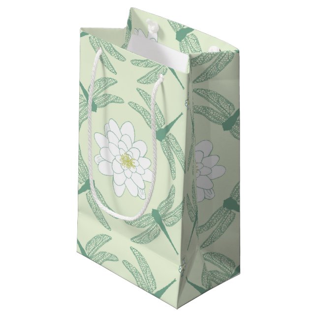 Petit Sac Cadeau Libellule (Devant Angle)
