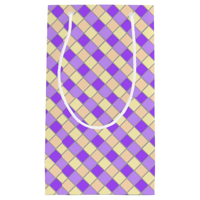 Petit Sac Cadeau Lilac et Peach (Devant)