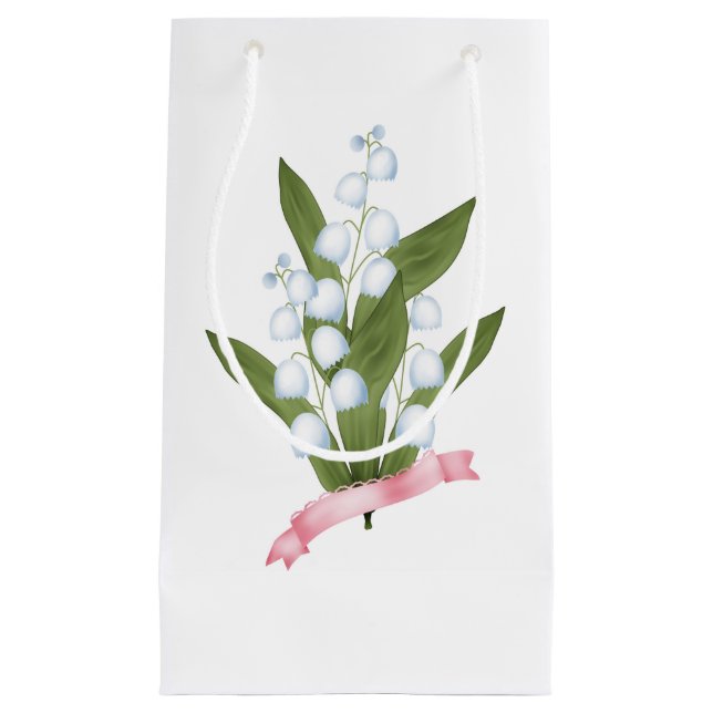 Petit Sac Cadeau Lily of the valley (Devant)