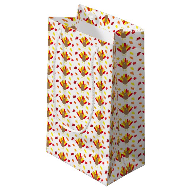 Petit Sac Cadeau Little Turkey 1er anniversaire (Devant Angle)
