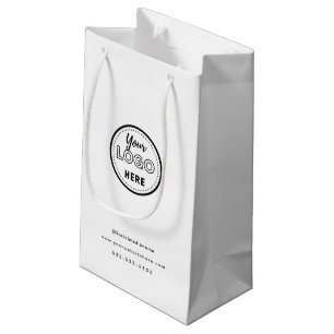 Petit Sac Cadeau Logo de promo minimaliste de marque professionnell