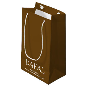 PETIT SAC CADEAU LOGO NOM PERSONNALISÉ ÉLÉGANT SIMPLE MODERNE STYLÉ