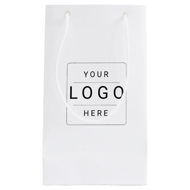 Petit Sac Cadeau Logo personnalisé (Devant)