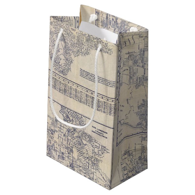 Petit Sac Cadeau Los Angeles, la Californie (Dos Angle)