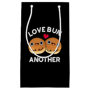 Petit Sac Cadeau Love Bun autre amusant jeu de nourriture Dark BG