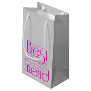 Petit Sac Cadeau Love Words for Best Friend