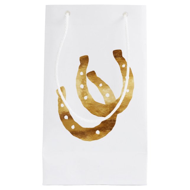 Petit Sac Cadeau Lucky Horseshoes (Devant)