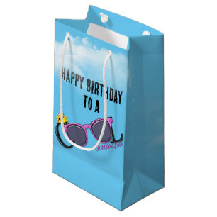 Petit Sac Cadeau Lunettes de soleil cool pour l'anniversaire de la 