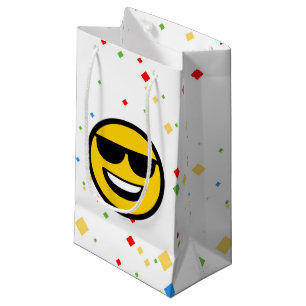 Petit Sac Cadeau Lunettes de soleil fraîches Emoji