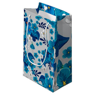 Petit Sac Cadeau Luxe floral