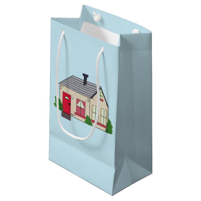 Petit Sac Cadeau Maison Cosy (Devant Angle)