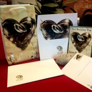 Petit Sac Cadeau Mariage (Argent) Que Dieu A Réuni