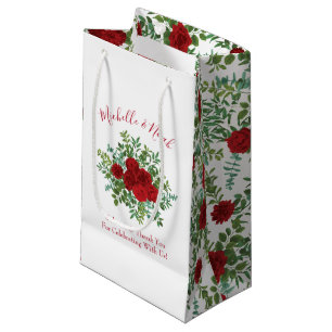 Petit Sac Cadeau Mariage Red Rose