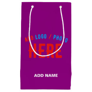 PETIT SAC CADEAU MARQUE VÉRIFIÉE VIOLETTE PERSONNALISABLE MODERNE É