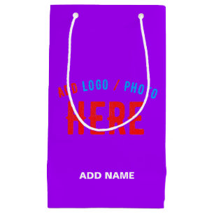 PETIT SAC CADEAU MARQUE VIOLETTE PERSONNALISABLE MODERNE ET ÉLÉGANT