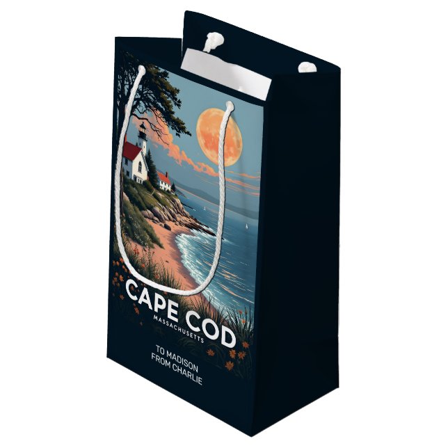 Petit Sac Cadeau Massachusetts Cape Cod (Dos Angle)