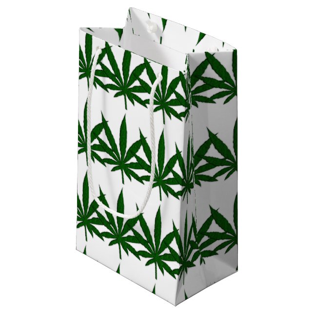 Petit Sac Cadeau Mauvaise herbe (Devant Angle)