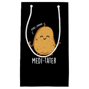 Petit Sac Cadeau Médi-tater drôle Méditer un pistolet de pomme de t