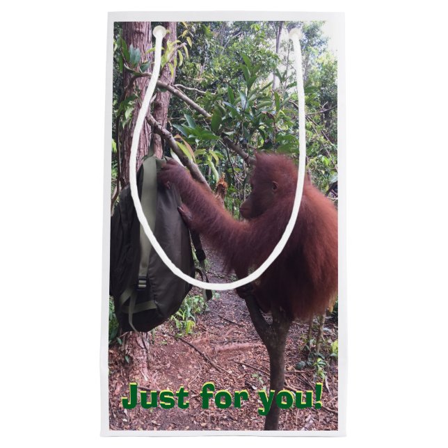 Petit Sac Cadeau Meilleur cadeau animal mignon spécial jamais (Devant)