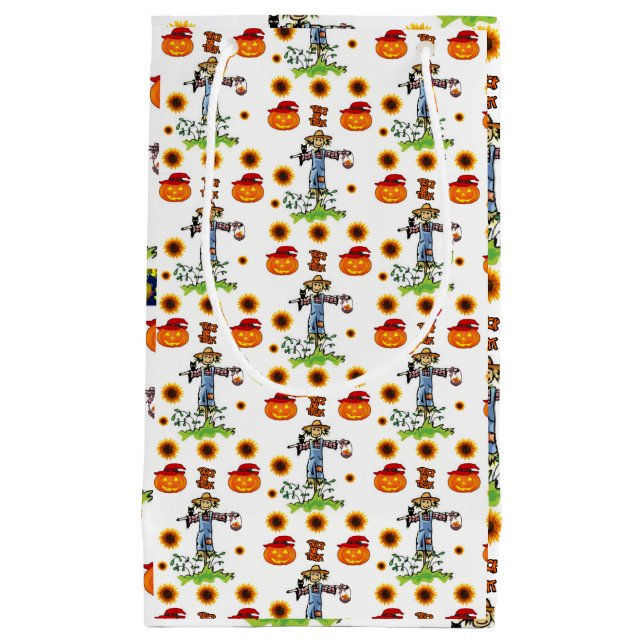 Petit Sac Cadeau mer de poisson (Devant)