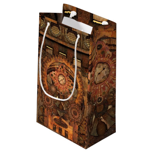 Petit Sac Cadeau Merveilleux design de steampunk (Dos Angle)