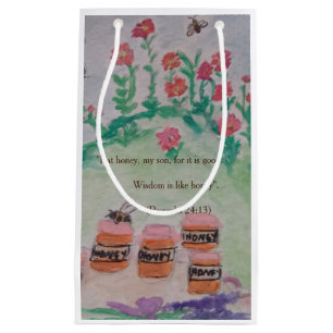 Petit Sac Cadeau Miel et abeilles