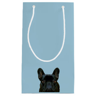 Petit Sac Cadeau Mignon Black French Bulldog Frenchie Photo :
