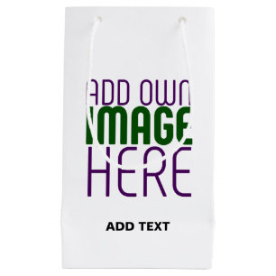 PETIT SAC CADEAU MODELE DE TEXTE D'IMAGE BLANC SIMPLE ÉDITABLE MODE