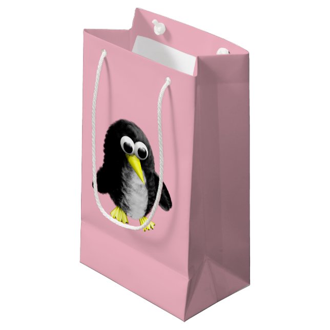 Petit Sac Cadeau Mon ami le pingouin (Devant Angle)