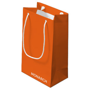 Petit Sac Cadeau Monarch butterfly orange color name
