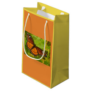 Petit Sac Cadeau Monarque orange