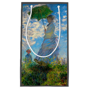 Petit Sac Cadeau Monet Femme Parasol Impressionnisme