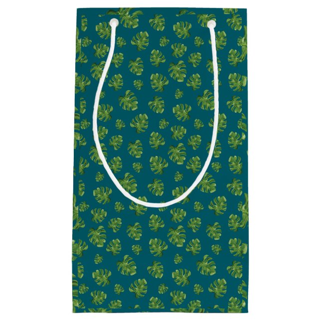 Petit Sac Cadeau Monstera Leaf Gift Bag (Devant)