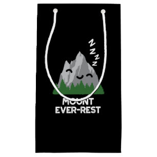 Petit Sac Cadeau Monte Ever-rest Funny Mountain Pun Dark BG