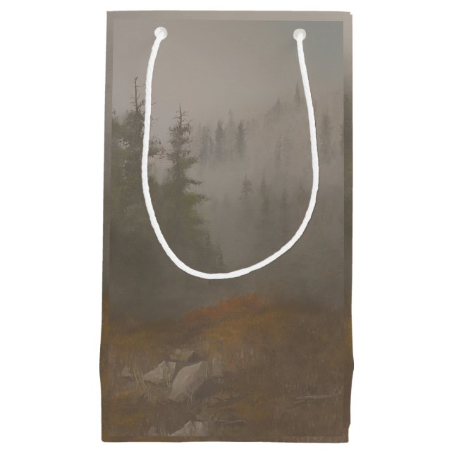 Petit Sac Cadeau "Morning Mountain" (Devant)