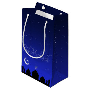 Petit Sac Cadeau Mosquée des Etoiles de nuit de l'Aïd Moubarak